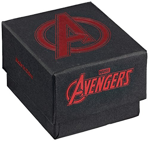 Marvel Comics Men's Stainless Steel Enamel Hydra Ring, Size 12 #TOP2
