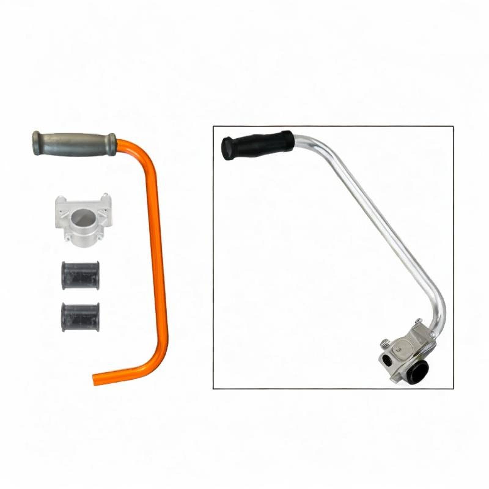 Accessori per La Cura del Prato: Impugnatura per Decespugliatore E Prolunga per Macchine per La Lavorazione, Argento