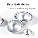 12 Pcs DIY Metal Bath Bomb Molds Bath Bomb Press Soap Making Kit for Crafting Your Own Handmade SPA（6 Set，2.1 Inches）