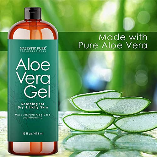 Majestic Pure Dead Sea Mud Mask And Aloe Vera Gel Bundle – Dead Sea Mask 8.8 Fl Oz, Aloe Vera Gel 16 Fl Oz #TOP7