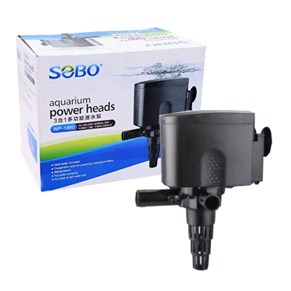 Sobo WP-1880 Aquarium Submersible Pump [ AC 220-240V 50/60Hz 20W H.MAX:1.2M F.MAX:1200L/HR ] - Central Fish Aquarium (B08DL12D39) Amazon Price History, Amazon Price Tracker