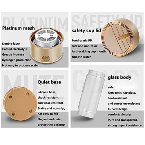 Bouteille d'eau hydrogène pour purifier l'eau du robinet et éliminer le goût fade