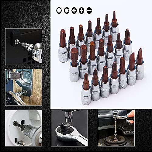 Utoolmart 1/2" Drive X M10 (10Mm) Triple Square Spline Bit Socket, S2 Steel Bits, Cr-V Sockets 4" Length 1Pcs #TOP5