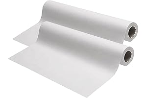Papel Desechable para Camilla de Spa - Rollo Ancho (18 Pulgadas, Suave, 2)