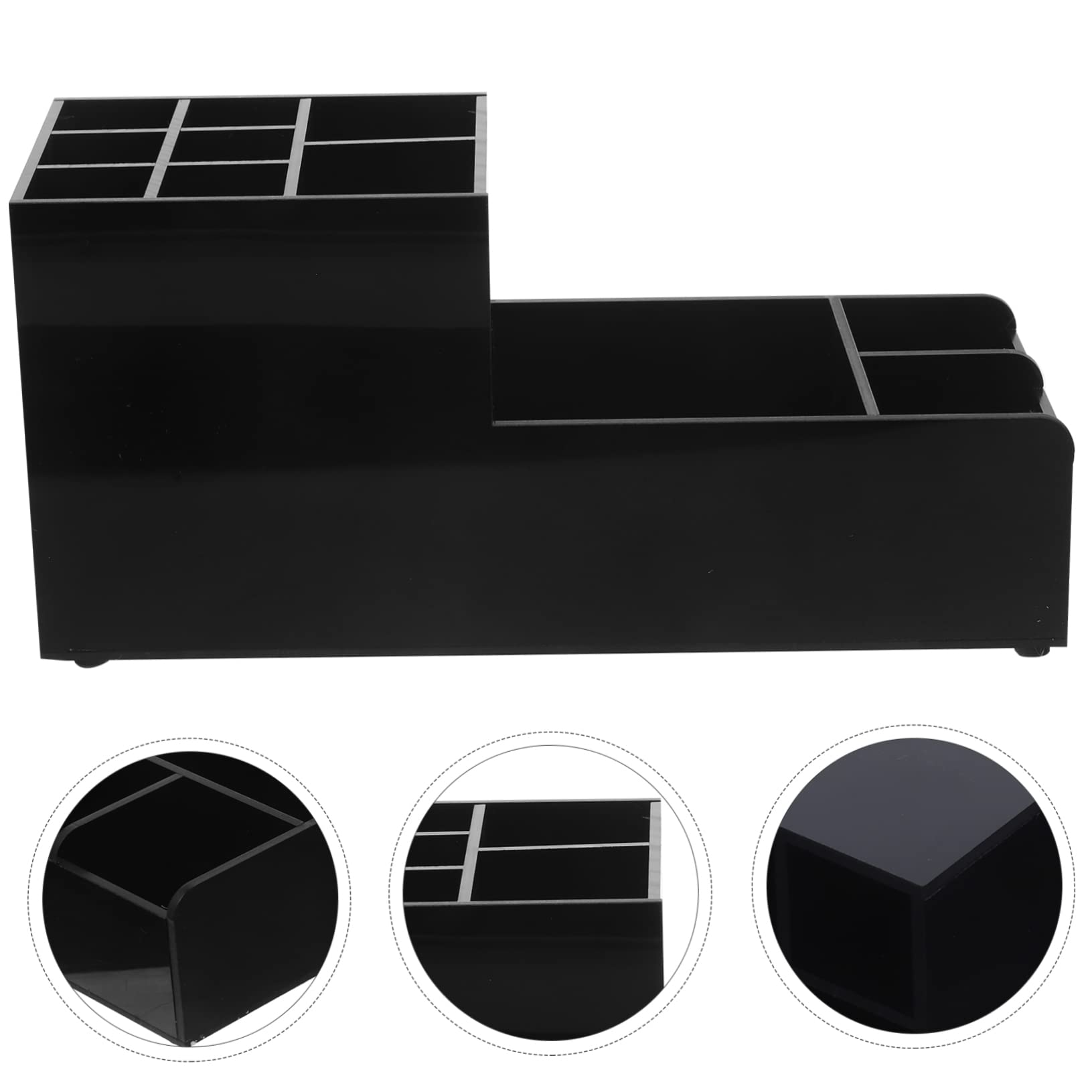 TOPBATHY Barra Extensible Organizador Compartimentos Dispensador Servilletas Accesorios Bar Exteriores