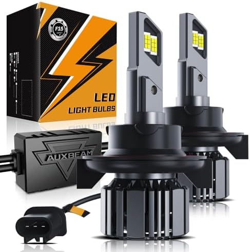 Auxbeam H13 9008 Fog Light, F15 Series H13 Powersports, 20000LM 6...