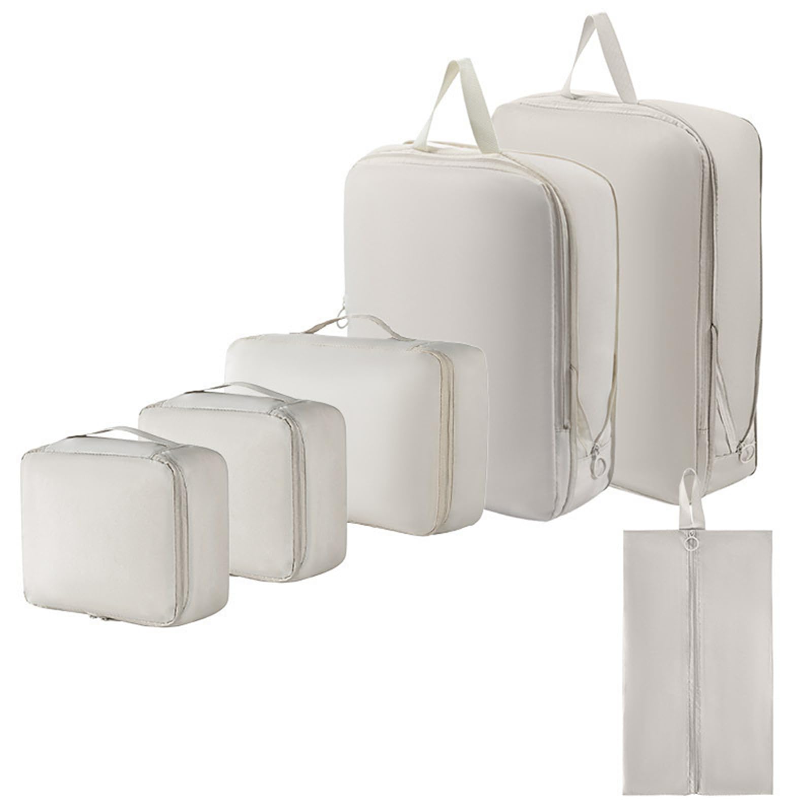 6Pcs Travel Organizers Set for Luggage Essential Packing Cubes Set Sturdy Luggage Organization Bag for Family Trip Efficient Sorting