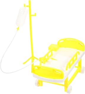 NOLITOY 1 Set Medical Toy Set for Realistic Hospital Bed with IV Bottle and Accessories Simulation Doctor Toy for Creative Role Play
