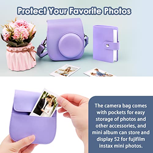 Funda Protectora para Cámara Instax Mini 11 12 9 Morada miniatura 5
