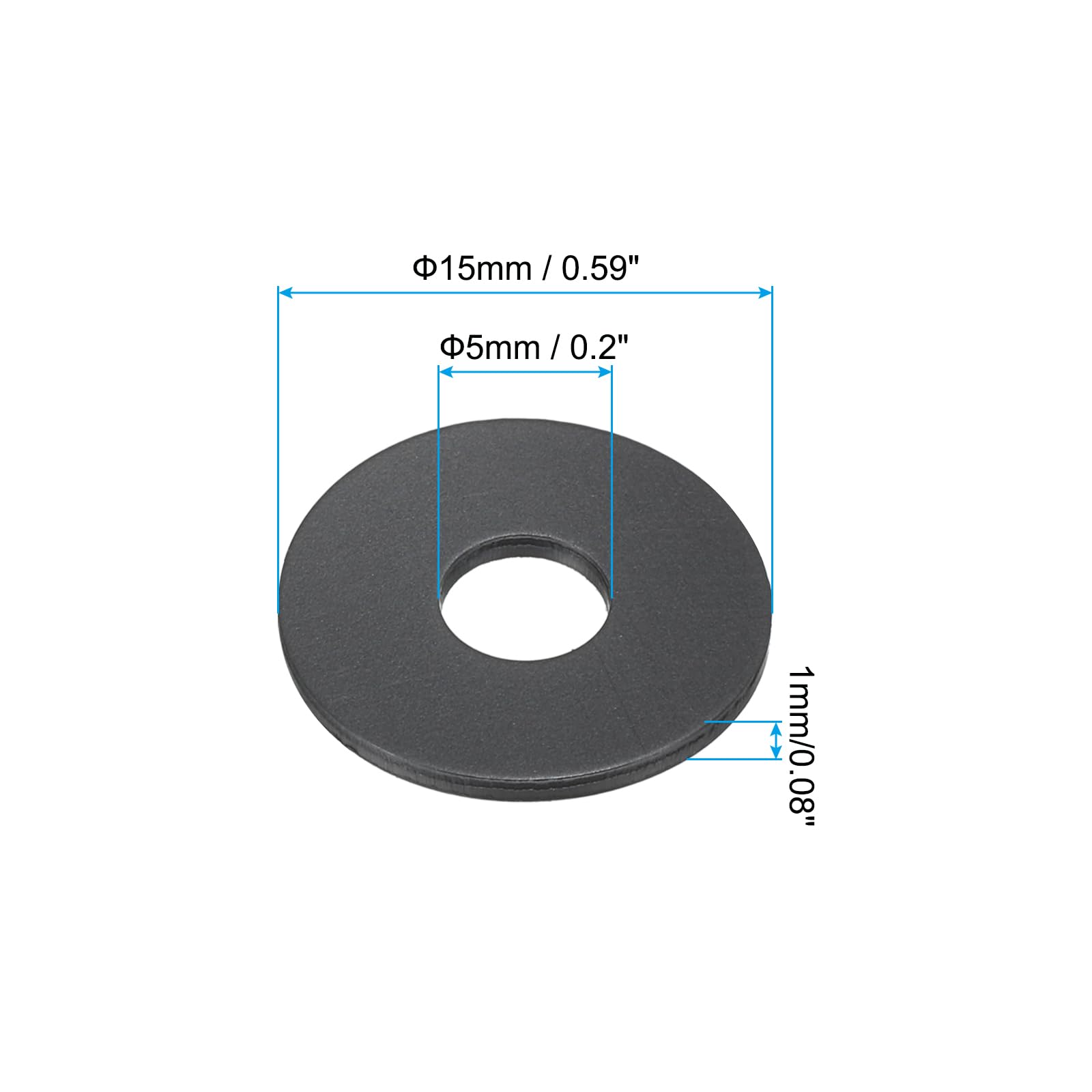 PATIKIL M5 Nylon Flat Washer - Image 2
