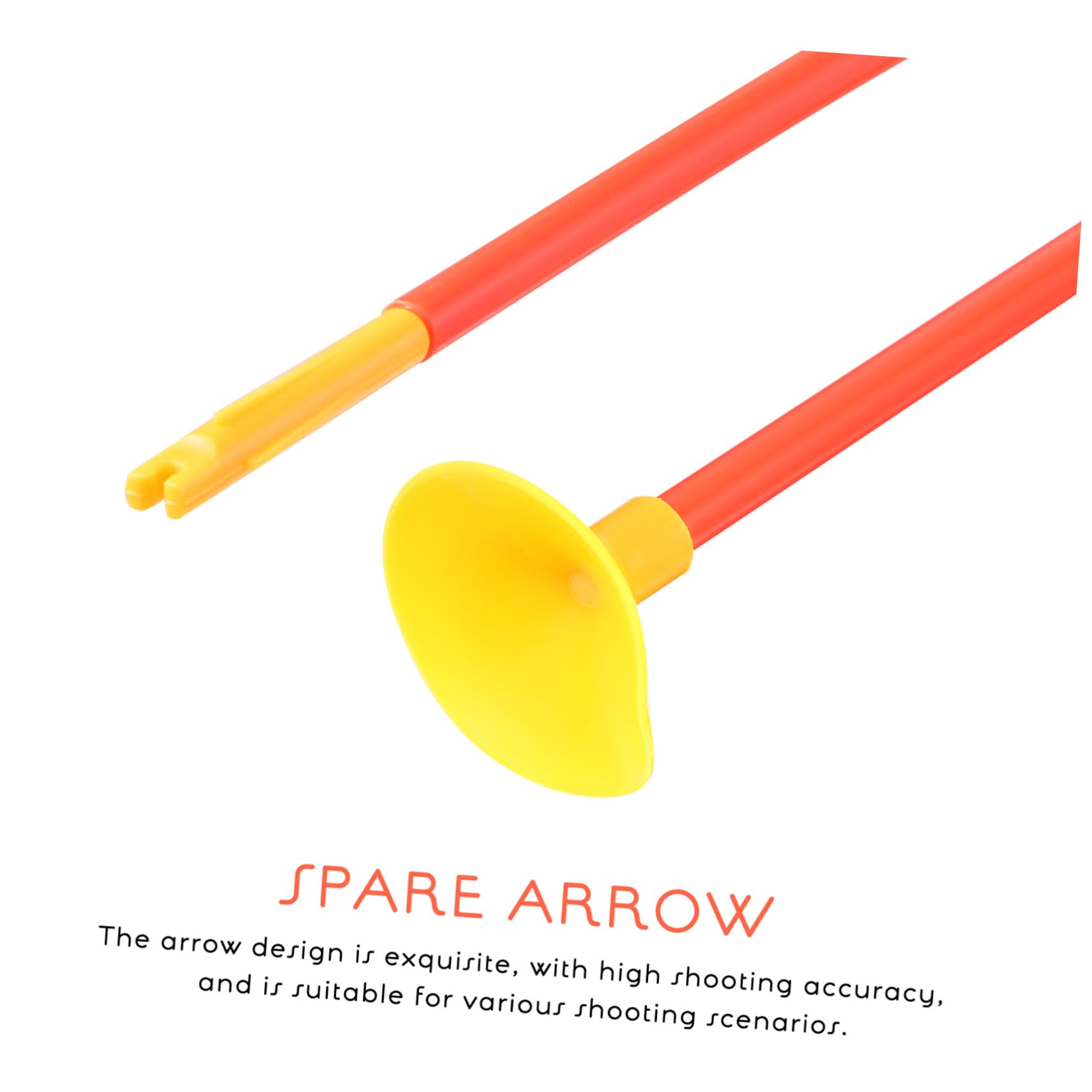 FOYTOKI 12Pcs Suction Cup Replacement Arrows for Archery Comfortable Grip Versatile Use Long Arrows for Games