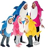 サメ 着ぐるみ ハロウィン 動物 コスプレ 仮装 子供 大人 連体服 コスチューム 全身 キッズコスチューム ルームウェア 軽量 面白グッズ ハロウィン コスプレ パーティー お祭り 舞台 誕生日 演劇 団体旅行にも (ブルー,子供130cm)