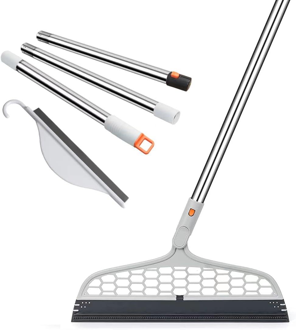 Upgraded Magic Broom, 1 Sweeper Pet Hair Remover with a Mini Squeee,
