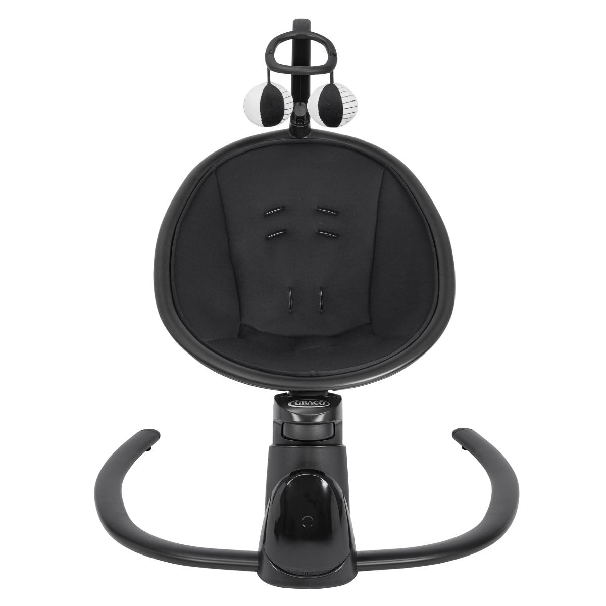 Graco Sway 'n Grow - Chupete Bluetooth con barra de juguetes, adecuado desde el nacimiento hasta aprox. 4 años (0-18 kg), con 6 movimientos de balanceo, vibración de 4 velocidades, música, ajuste de