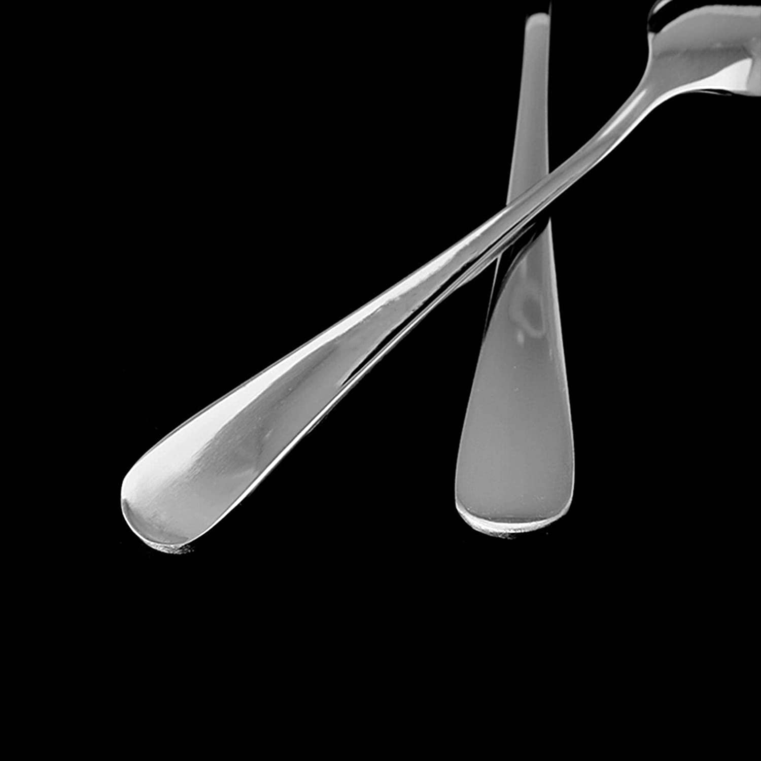 Löffel Restaurants 8 stücke Edelstahl Kaffee Löffel Tee Suppe Espresso Esslöffel Hause