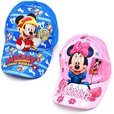 N//C Mickey Minnie Gorra de Béisbol Infantil Cover