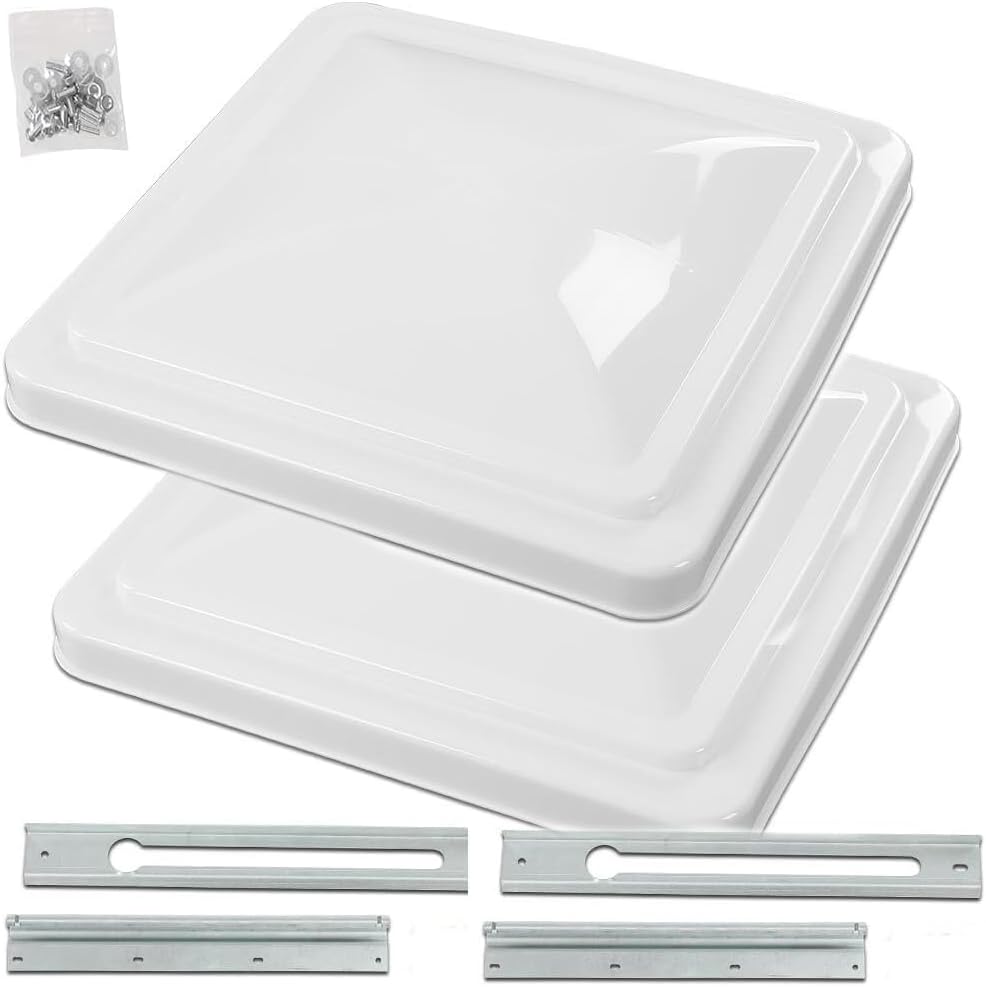 Auto Parts Prodigy RV Vent Cover for Roof | RV Roof Vent Covers for Camper, Trailer, Cargo | Universal Fit for Ventline, Jensen, Elixir | Durable Weather-Resistant Design
