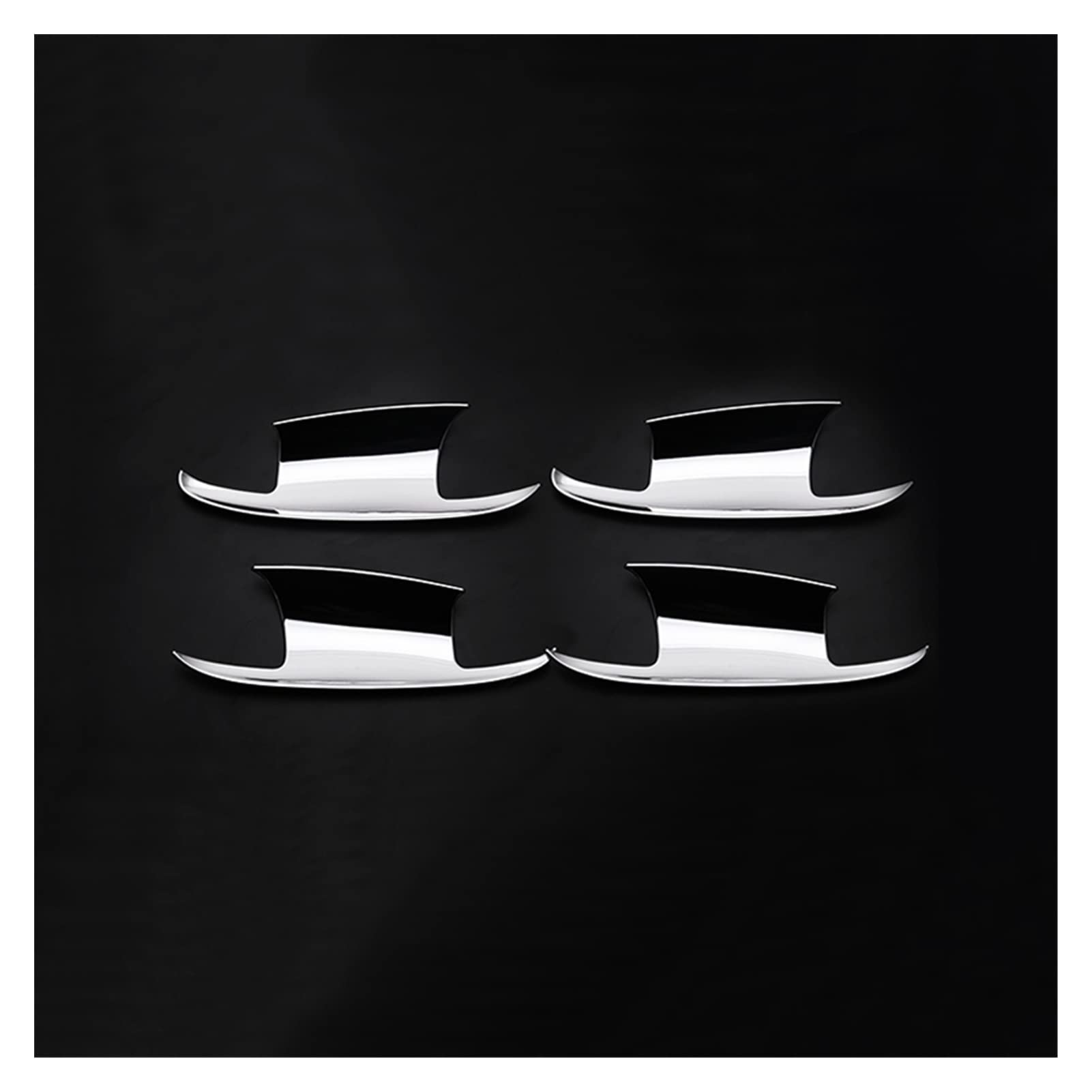 Fahbstr One Color Car Inner Handle For Benz Gla Class X156 2014-2020 4X Chrome Car Outer Door Handle Bowl Trim Cover