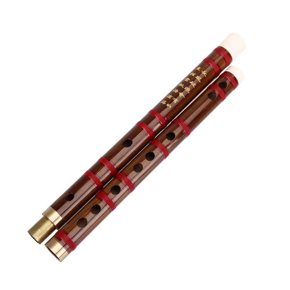 Flauta, Instrumento Musical Chino Profesional, Flauta de bambú Dizi Hecha a Mano Tradicional en Tono de tecla E para Regalo de niños Principiantes