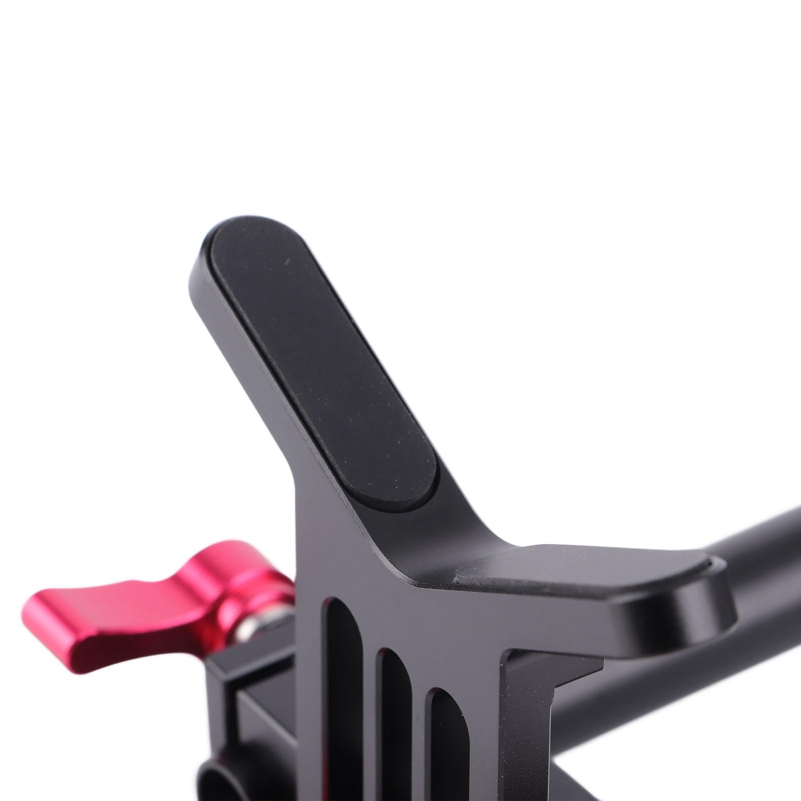 Piastra base universale per guida per asta per fotocamera, di supporto per guida da 15 mm, staffa per obiettivo a forma di Y con piastra a sgancio rapido, piastra base per guida