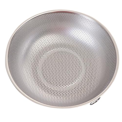 Colador de acero inoxidable para lavar arroz y frutas