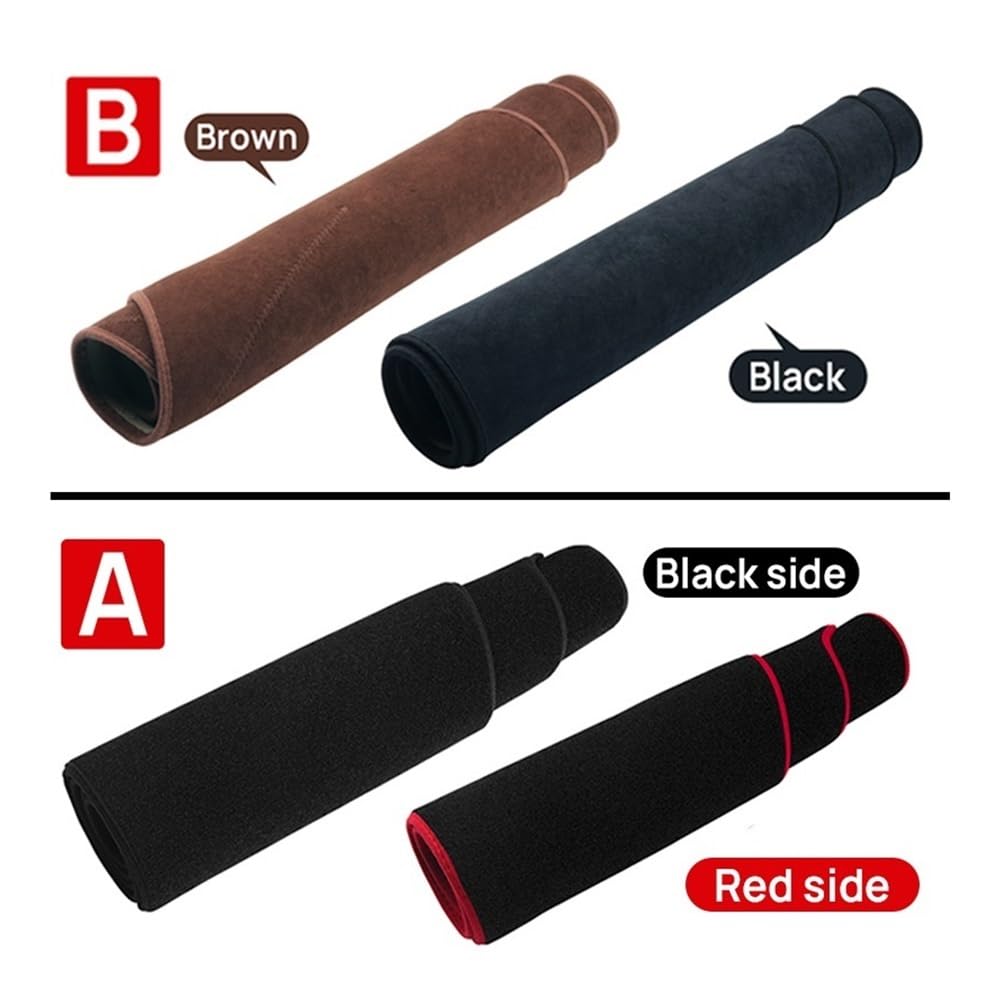 Tappetino Cruscotto Parasole Per Peugeot 4007 (2007–2012) – Tessuto Flanella Nera, Antiscivolo E Resistente UV