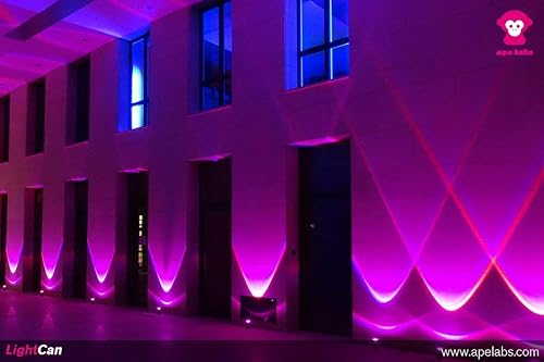 Miniatura 3 de Ape Labs Can SE TourPack (12 piezas) – Hecho en Alemania, luz de efecto inteligente profesional, luz vertical única, funciona con pilas con DMX