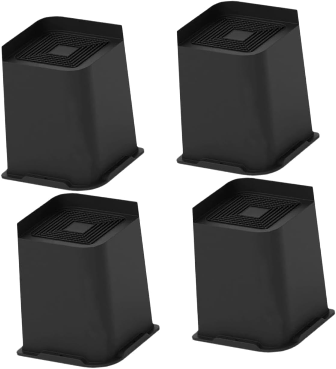 jojofuny 4pcs Non Slip Furniture Pads Bed Couch Desk Lifters Sturdy Construction for Easy Install