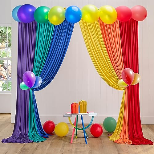 Rideaux colorés pour fête prénatale faciles à installer - 6