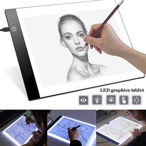 Flyes A4 LED Copy Station Drawing Copy Tracing Caja de luz USB Rechargeable Art Stencil Boards Tattoo Tracing Plat