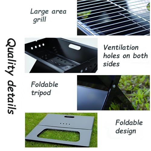 Parrilla portátil Chal – Solut de cocina plegable para camping y barbacoas en el patio trasero – Ligero y fácil de usar, perfecto para aventuras al aire libre