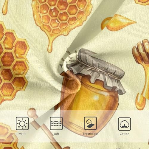 Girls Briefs, Orange Bees Toddler Panties, Girls Underwear Cotton, 2T–8 Years3