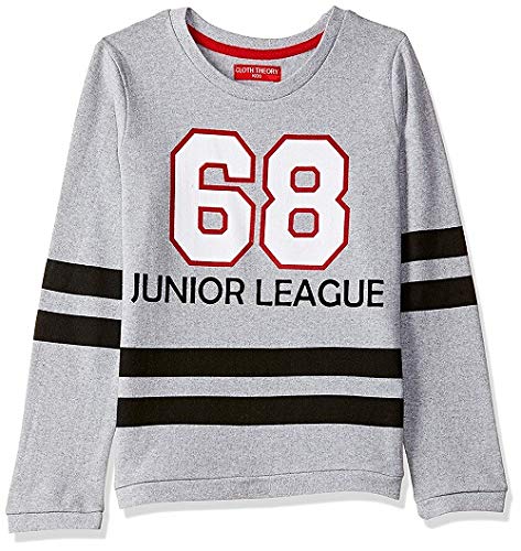 Image of Clotth Theory Boys Cotton Round Neck Full Sleeves Sweatshirt for Light Winters
