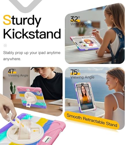 Funda para iPad Air 11 2024 antichoque y protector de pantalla 3