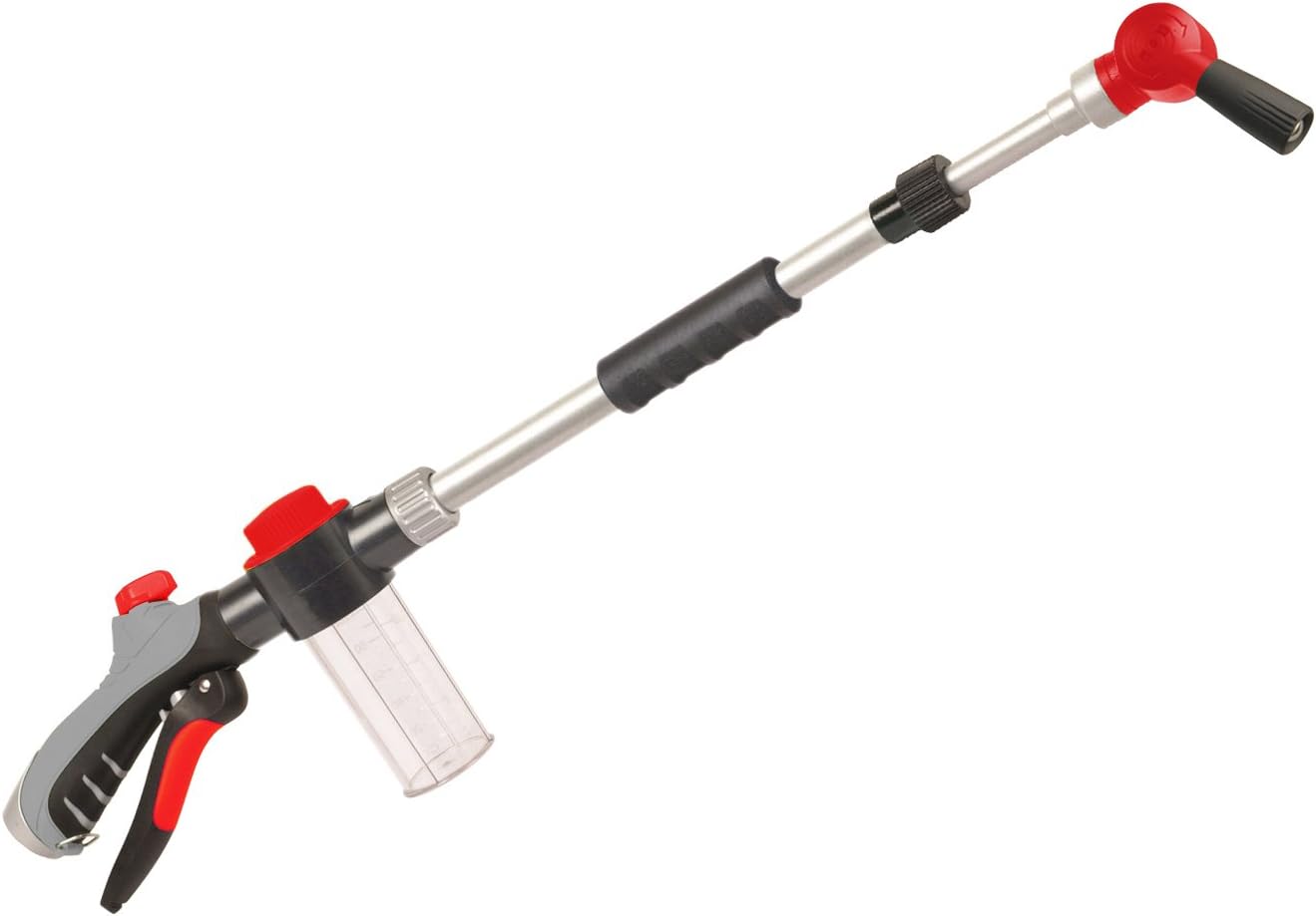 RAINWAVE E-Z Wash 'N Clean Telescopic Wand with Soap Dispenser