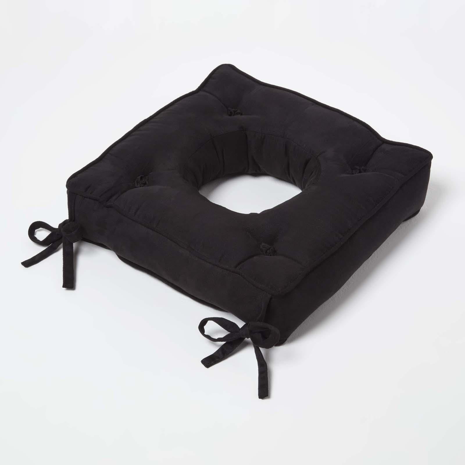 HOMESCAPES Cuscino per coccige Ultimate Comfort per alleviare il dolore al coccige, cuscino a ciambella fatto a mano con supporto solido, sollievo dalla sciatica, cuscino per emorroidi, cuscino per