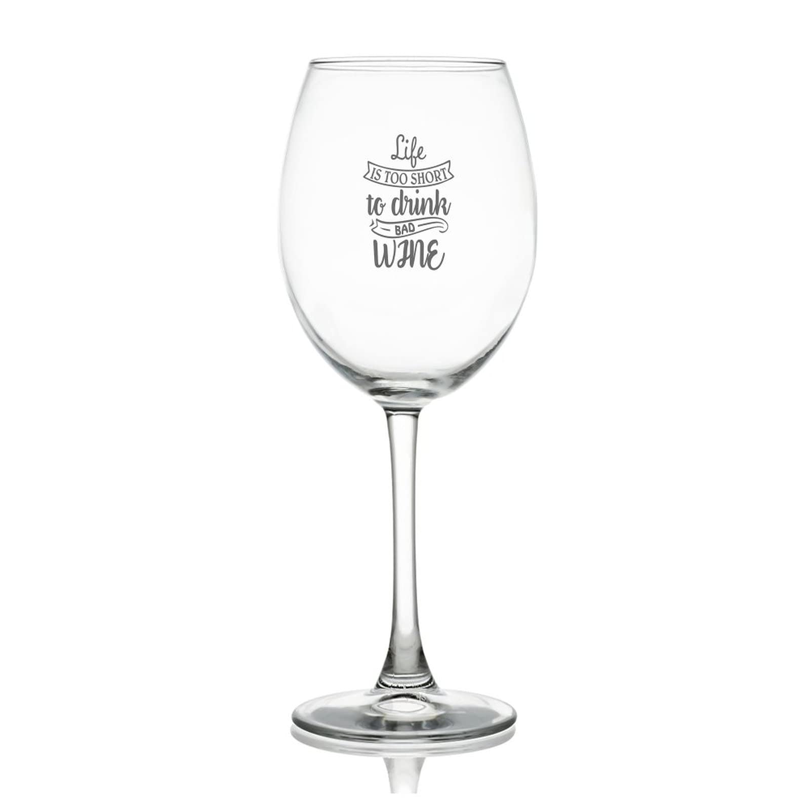 Verre à vin rouge gravé cadeau idéal pour les mariages et anniversaires 500ml
