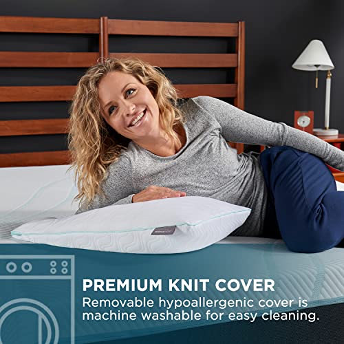 Tempur-Pedic Tempur-Cloud Promid Memory Foam Pillow, Queen (Pack Of 1), White #TOP6