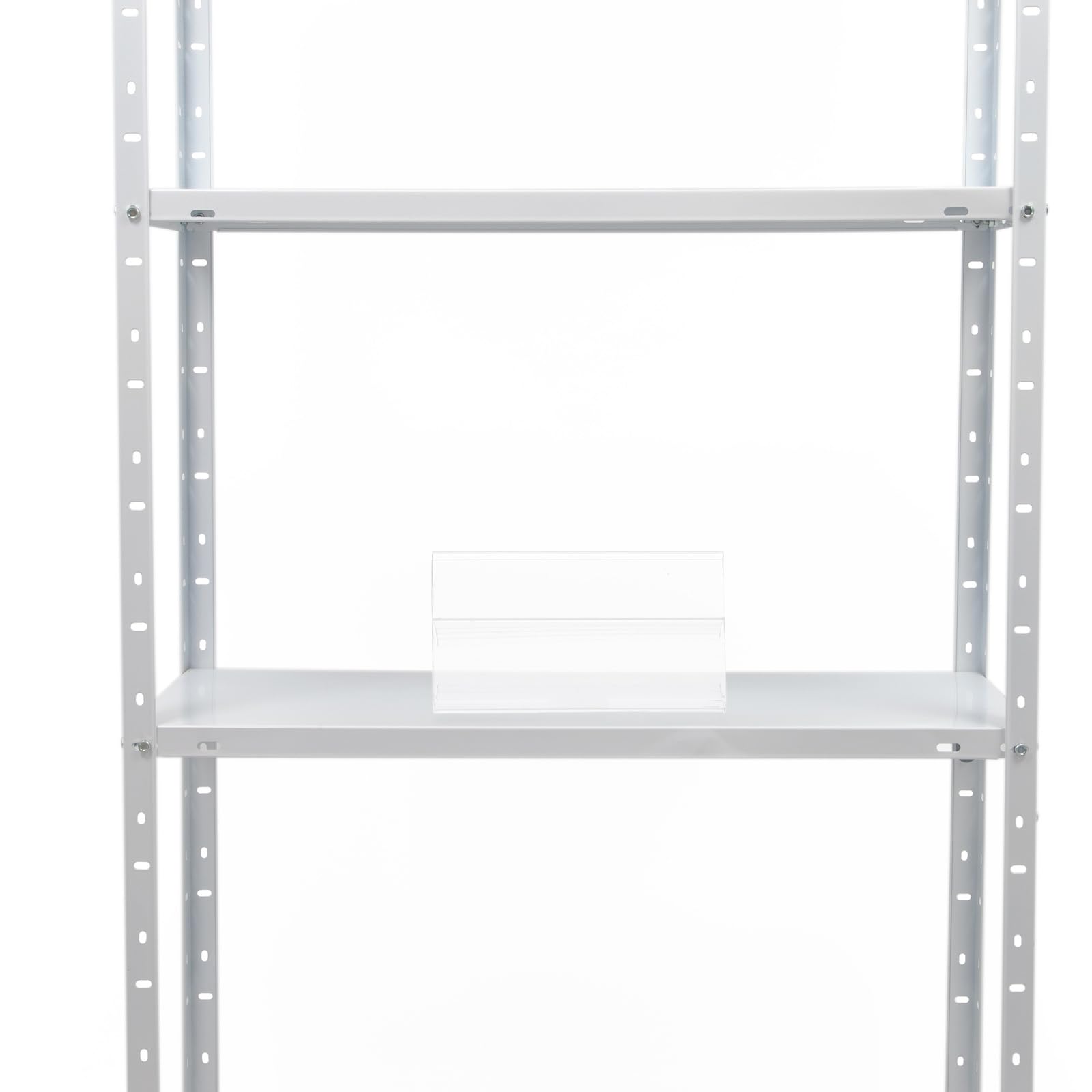 BESTonZON 100stücke Transparente Etikettenhalter aus Kunststoff Regalschildclips mit Clip-mechanismus für Supermärkte Bibliotheken und Büros zur Präsentation von Preisschildern und Etiketten