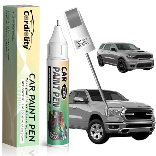 Image of Billet Silver Metallic(PSC /JSC) Touch Up Paint Pen for Ram,Car Paint Scratch Repair Pen Quick and Easy Fix Auto Paint Scratch