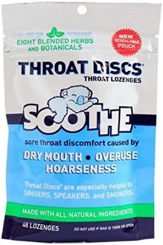Throat Discs Soothe Throat Lozenges Original 46 ea (Pack of 4)