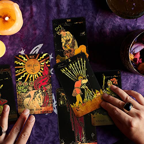 Juego de Tarot 78 Cartas con Guía y Bolsa de Regalo