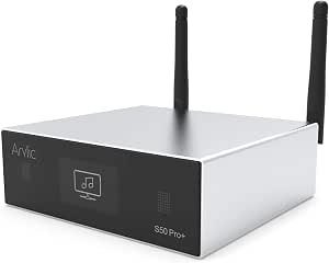 Arylic Up2stream S50 Pro+ Wireless Multiroom Receiver with WiFi, Bluetooth, AirPlay, and High-Resolution DAC
