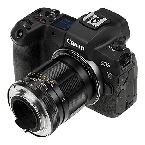 Anillo Adaptador Macro Reverso Fotodiox Compatible con Filtro de 55mm para Cámaras Canon Montura RF miniatura 4