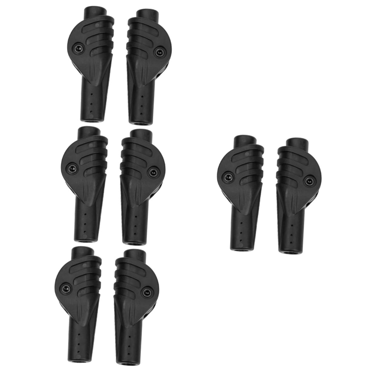 8pièces Adaptateurs De Support De Poteau De Tente Robustes Connecteurs De Réparation pour Joints De Tente Accessoires De Camping Légers Et Pratiques