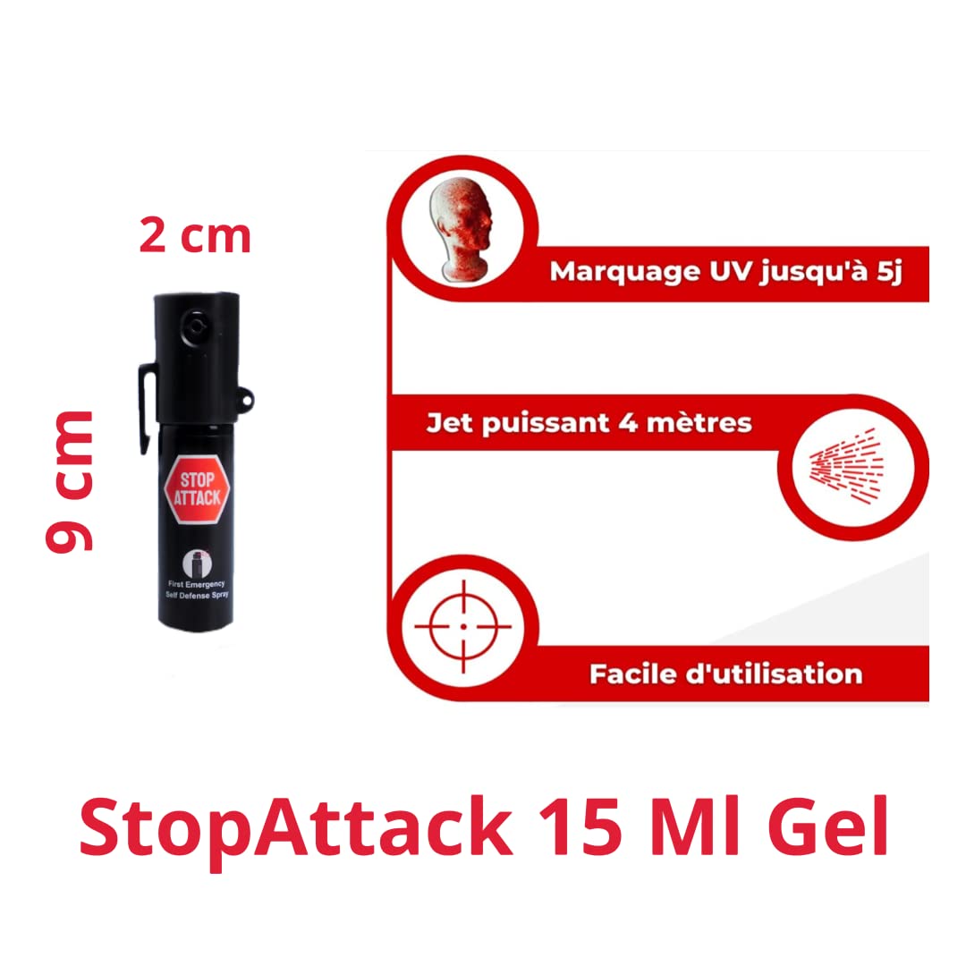 Pack Spray Anti AGRESSION STOPATTACK 40 ML + 15 ML Y