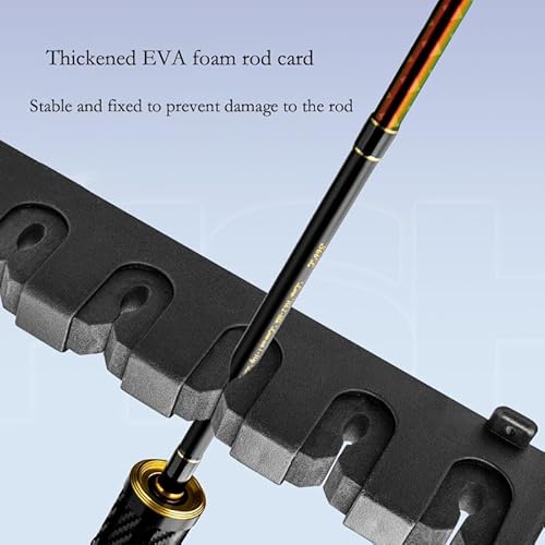 TGTAKDS Suporte de parede para vara de pesca, suporte de vara de pesca para garagem, suporte vertica