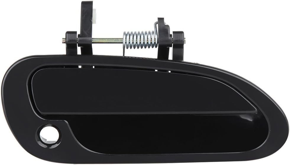 ECCPP Door Handles Exterior Outer Outside Front Rear Passenger Driver Side Replacement for 1998 1999 2000 2001 2002 for Honda for Accord Black(4pcs)