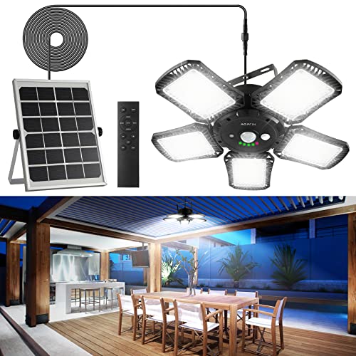 AGPTEK Solar Shed Lights Indoor Outdoor, Work in Daylight Solar Pendant
