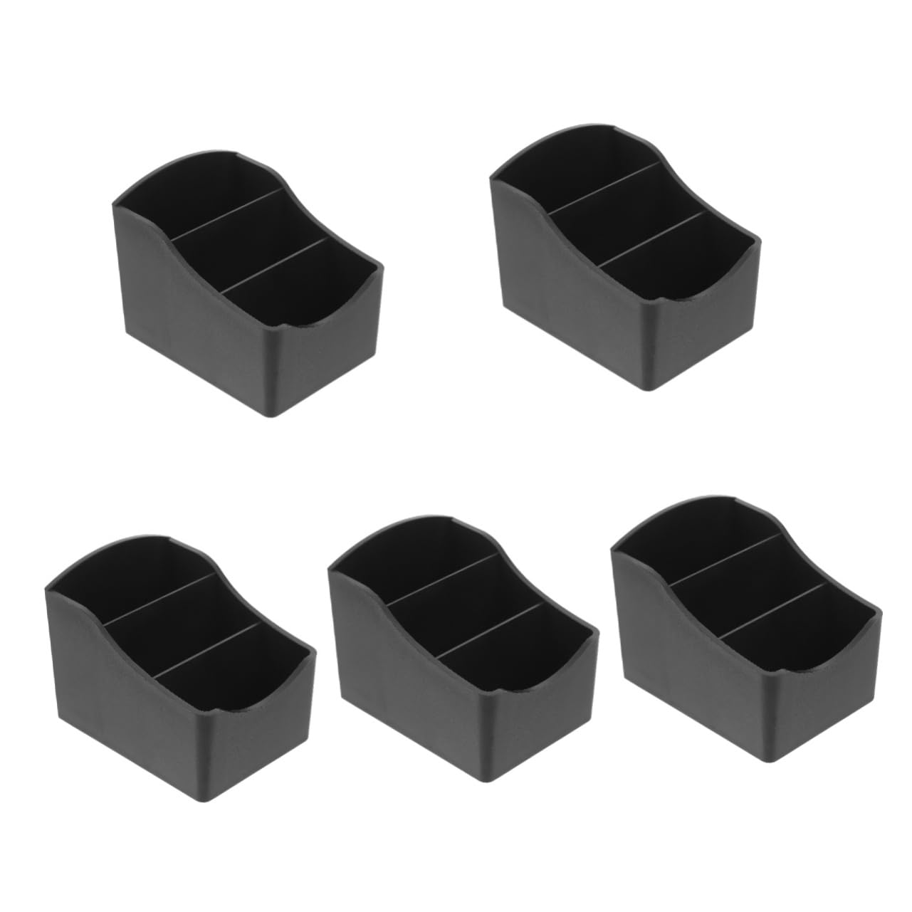 PRETYZOOM 5piezas Organizador Multifuncional De Bolsas Soporte De Encimera Compartimentos Ajustables Almacenamiento Para y Tazas De Diseño Elegante Para Cocinas y Salas De